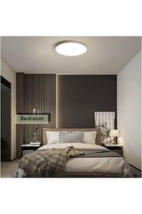 Modern Ledli Avize Tavana Sıfır Salon Mutfak Oturma Odası Avize Panel Light 6400k Beyaz Işık ürün fotoğrafı