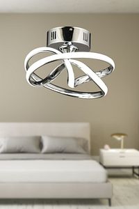 Vino Riserva Model Krom Kaplama Metal Salon Mutfak Oturma Yatak Odası Modern Led Plafonyer Avize ürün fotoğrafı