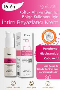 Genital Bölge Beyazlatıcı Krem, Bikini Bölgesi, Dirsek, Koltuk Altı, İntim Beyazlatıcı Krem 100ml ürün fotoğrafı