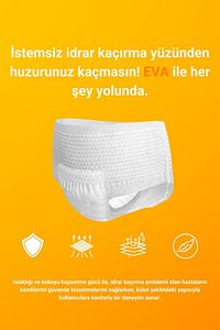 Hasta Bezi Yetişkin Emici Külot Bez Orta Boy Medium 30 Adet Erkek Kadın ürün fotoğrafı
