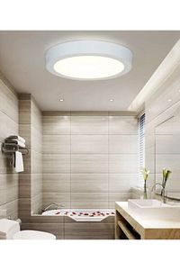 Modern Ledli Avize Tavana Sıfır Salon Mutfak Oturma Odası Avize Panel Light 6400k Beyaz Işık ürün fotoğrafı