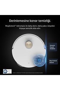 L20 Ultra Robot Süpürge Beyaz, Otomatik Paspas Çıkarma Ve Kaldırma, Yıkama Ve Kurutma, 7000pa Emiş ürün fotoğrafı