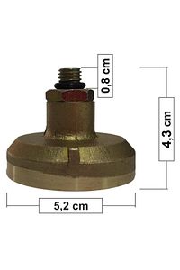 Avrupa Tip Lpg Dolum Başlığı Aparatı (4,3 Cm Erkek) ürün fotoğrafı