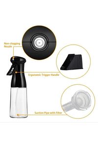 Sprey Yağdanlık, Airfryer Için Yağdanlık, Püskürtmeli Sprey Cam Şişe Zeytinyağı Sirke YağPüskürtücü ürün fotoğrafı