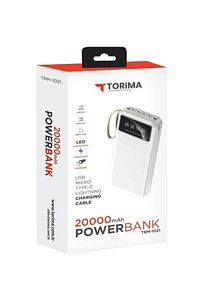 Trm-1021 Siyah 4 Çıkışlı 20.000 Mah Powerbank ürün fotoğrafı