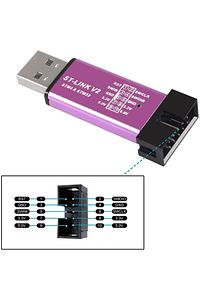 ST-LINK V2 Emülatör İndirme ve Hata Ayıklama Destekleyen STM8 STM32 ST Programlayıcı ürün fotoğrafı