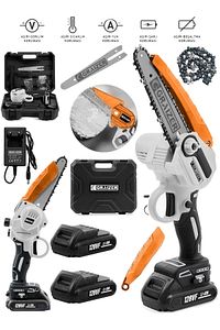 Alman 128 Vf 10 Ah Yağ Pompali Motor Akülü Dal Kesme Budama Testere Bıçkı Makinesi 20cm ürün fotoğrafı