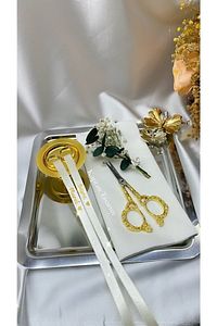 Söz-nişan Kurdelesi Gold Yazılı (saten) ürün fotoğrafı