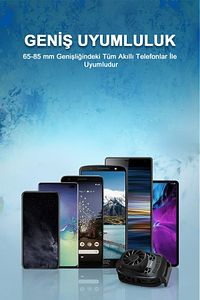 Iceage Telefon Soğutucu Fan - Yarı Iletken Hızlı Soğutucu Radyatör - Pubg - Free Fire ürün fotoğrafı