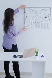 Türkiye Ve Dünya Haritası Yapışkansız Statik Tutunan Not Kağıt Tutucu Özellikli Pratik Akıllı Kağıt ürün fotoğrafı