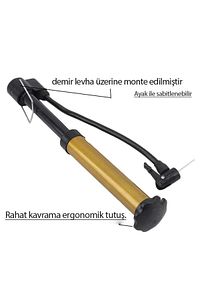Üst Kalite Portatif Şişirme El Pompası Bisiklet,top,havuz,lastik,teker,yatak Hava Şişirme Aparatı ürün fotoğrafı