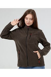Store Kadın Polar Tam Fermuarlı Outdoor 3 Cepli Spor Polar Ceket ürün fotoğrafı