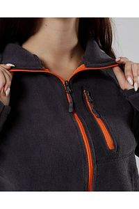 Store Kadın Polar Tam Fermuarlı Outdoor 3 Cepli Spor Polar Ceket ürün fotoğrafı