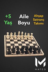 Ahşap Satranç Takımı ürün fotoğrafı
