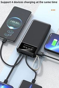 Trm-1021 Siyah 4 Çıkışlı 20.000 Mah Powerbank ürün fotoğrafı
