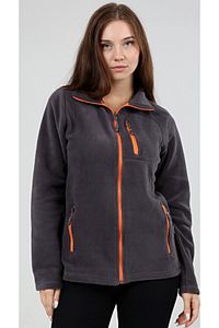 Store Kadın Polar Tam Fermuarlı Outdoor 3 Cepli Spor Polar Ceket ürün fotoğrafı