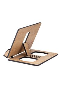 Ahşap Kitap Okuma Standı Tablet Standı Kitap Tutucu Rahle (MEŞE) ürün fotoğrafı