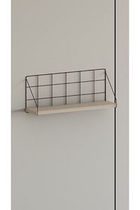 Minimalist Tasarım Metal Askılı Ahşap Raf - Tekli Model, Şıklık Ve Fonksiyonellik Bir Arada ürün fotoğrafı