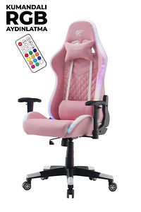 Gamenote Gc927 Profesyonel Gaming Rgb Oyuncu Koltuğu PEMBE ürün fotoğrafı