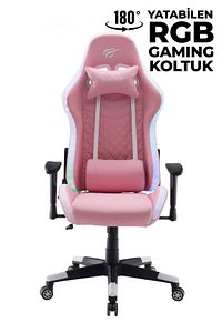 Gamenote Gc927 Profesyonel Gaming Rgb Oyuncu Koltuğu PEMBE ürün fotoğrafı