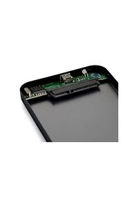 2.5 Siyah Slim Sata Harddisk Hdd Kutusu Kılıf - Vidasız Montaj ürün fotoğrafı