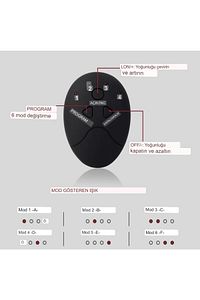 Amg 10 Ems Elektronik 19 Kademe Hız Ayarlı Ayak Masaj Aleti Akupunktur Tam Otomatik Ems Masaj Pedi ürün fotoğrafı