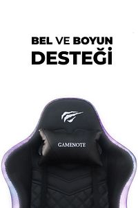 Gamenote Gc927 Profesyonel Gaming Rgb Oyuncu Koltuğu ürün fotoğrafı