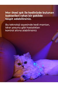 Kedi Tırnak Makası, Lazer Işını ile Tırnak İçi Damarlarını Görme, UV Işını İle Bakterileri Görme ürün fotoğrafı
