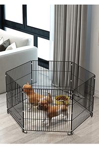 Katlanır Metal Köpek Oyun Alanı , Evcil Hayvan Oyun Eğitim Alanı , Köpek Çiti , Tavşan Çiti ürün fotoğrafı