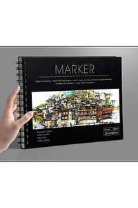 Marker Kalem Boyama Defteri Prime 16k Alt Tarafa Geçirmez Pad ürün fotoğrafı