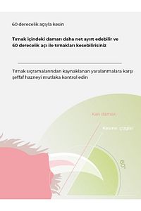 Kedi Tırnak Makası, Lazer Işını ile Tırnak İçi Damarlarını Görme, UV Işını İle Bakterileri Görme ürün fotoğrafı