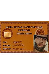 Kara Ambar Kamyoncular Derneği Kredi Kartı Kaplama & Sticker ürün fotoğrafı