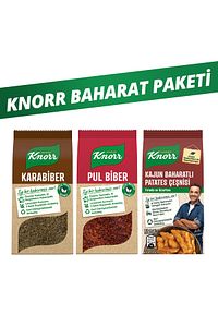 Kajun Baharatlı Patates Çeşnisi 60g X1 Pul Biber 65g X1 Karabiber 60g X3 ürün fotoğrafı