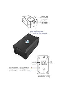 S20 4G Araç Motosiklet Gps Takip Cihazı Son Teknoloji - Aküden Bağımsız Kablosuz Mıktanıslı - 4G ürün fotoğrafı