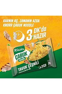 Çabuk Tavuk Çeşnili Noodle 66 gr X 8 Adet ürün fotoğrafı