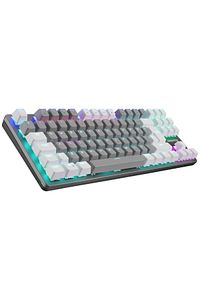 Mekanik Oyuncu Klavye Snug Gri/beyaz Red Switch Rainbow 87 Tuşlu Tkl Ultra Gaming K14 ürün fotoğrafı