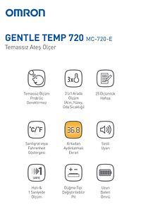 Gentle Temp 720 Temassız 3'ü 1 Arada Ateşölçer ürün fotoğrafı
