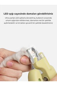 Kedi Tırnak Makası, Lazer Işını ile Tırnak İçi Damarlarını Görme, UV Işını İle Bakterileri Görme ürün fotoğrafı