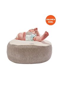 Unisex Bebek Beyaz-Gri Yatak Juno® ürün fotoğrafı