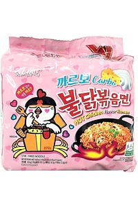 Buldak Carbonara Ramen Hot Chicken Flavor 130g 5 Adet ürün fotoğrafı