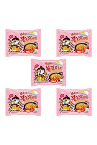 Buldak Carbonara Ramen Hot Chicken Flavor 130g 5 Adet ürün fotoğrafı