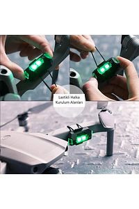 7 Renk Mini Led Şarjlı 45w Dron Scooter Bisiklet Motosiklet Araba Çakarlı Led Uyarı Işığı ürün fotoğrafı