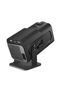Hy320 Siyah Taşınabilir Sinema Projektörü 4k 1080p Ev Sineması Bluetooth Android Projeksiyon ürün fotoğrafı