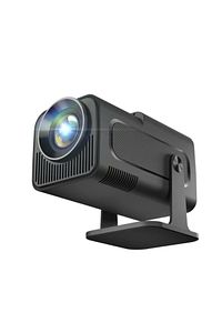 Hy320 Siyah Taşınabilir Sinema Projektörü 4k 1080p Ev Sineması Bluetooth Android Projeksiyon ürün fotoğrafı