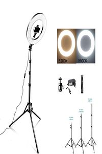 Ring Fill Light Led 10 Inç 2.1 M Beyaz Sarı Işık Halka Tripod ürün fotoğrafı
