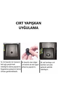7 Renk Mini Led Şarjlı 45w Dron Scooter Bisiklet Motosiklet Araba Çakarlı Led Uyarı Işığı ürün fotoğrafı