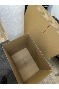 Kutu Boş Karton Koli 60x40x40 Büyük Boy 10 lu Adet, Çift Oluklu Koli ürün fotoğrafı