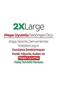 Easy Clean Beyaz Sabun Katkılı Mopa Uyumlu Yüzey Temizlik Havlusu 80 Yaprak ürün fotoğrafı