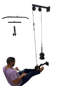 Duvar Tipi Cable Crossover Lat Puldown & Pushdown ,row ,biceps ,triceps Omuz Çalışma Istasyonu ürün fotoğrafı