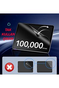 iPad 7 8 9.Nesil 10.2 inç Uyumlu Mıknatıslı Mat Kağıt Hissi Çizim Paperlike Tak Çıkar Ekran Koruyucu ürün fotoğrafı